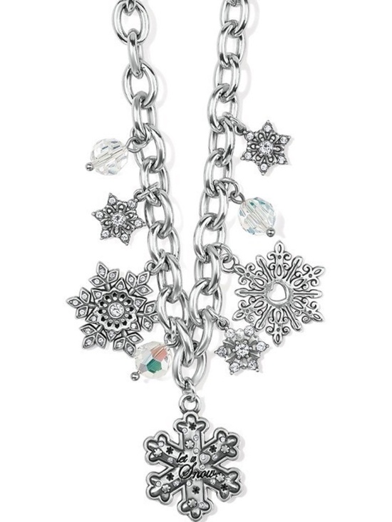 Brighton Jewelry - Brighton Winter's Dream Charm necklace snowflake let it snow NWT $138